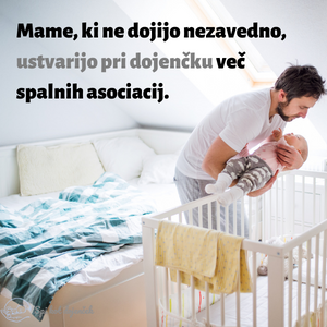 učenje spanja dojenčka