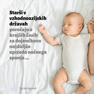 kulturne razlike spanje dojenčka